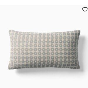 West Elm Honeycomb Silk Lumbar Pillow Cover